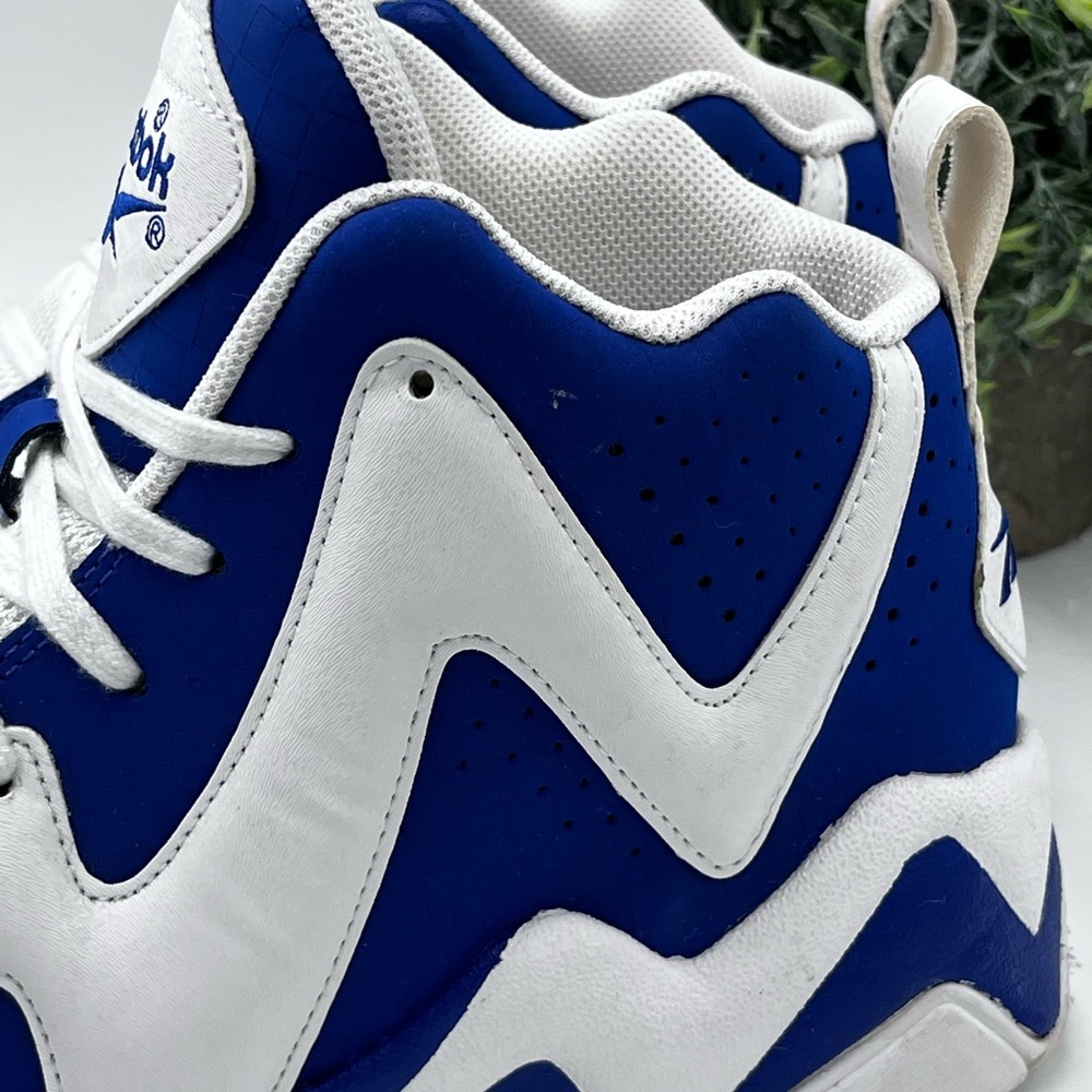 Reebok Kamikaze II Letter of Intent Shoes Dark Royal Blue & White Mens Size 9.5 - Picture 10 of 16